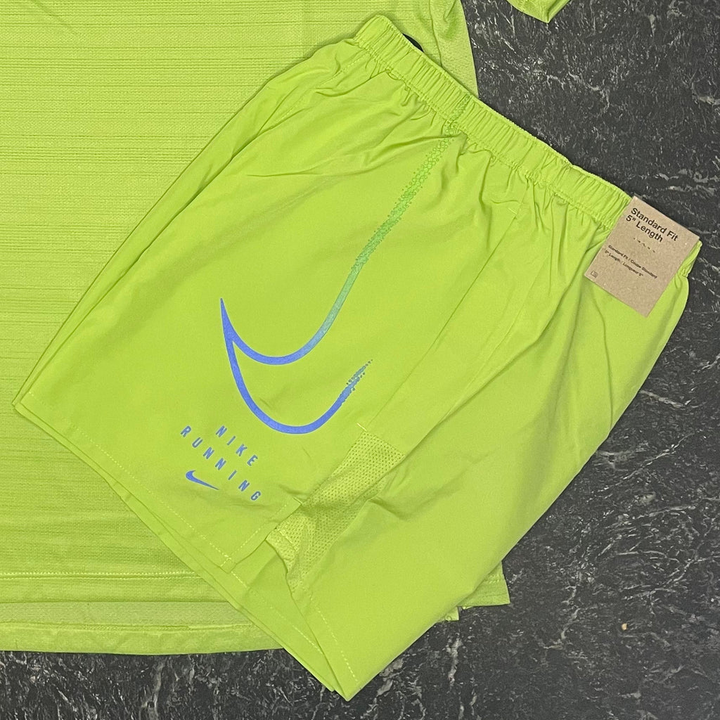 Nike Challenger 5" Shorts - Kiwi